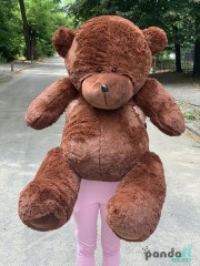 Мишка 160 см коричневый с латкой