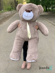 Мишка 160 см пепельный