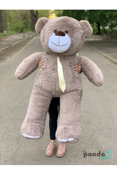 Мишка 160 см пепельный