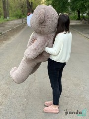 Мишка 160 см пепельный