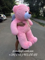 Мишка 160 см розовый