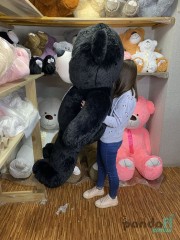 Ведмедик 200 см чорний