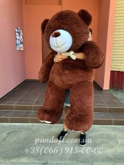 Ведмедик 200 см коричневий