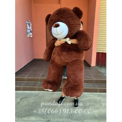 Ведмедик 200 см коричневий