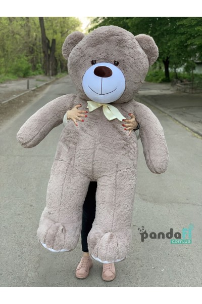 Ведмедик 200 см попелястий