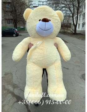 Ведмедик 200 см персиковий