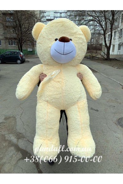 Ведмедик 200 см персиковий