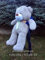 Ведмедик 200 см сірий