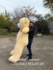 Ведмедик 250 см персиковий