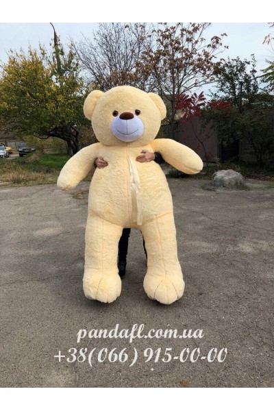 Ведмедик 250 см персиковий