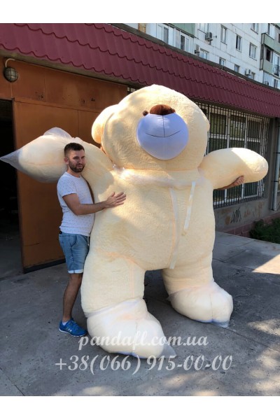 Ведмедик 350 см персиковий
