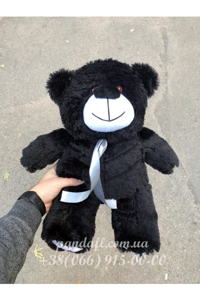 Ведмедик 50 см чорний