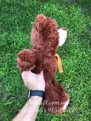 Ведмедик 50 см коричневий