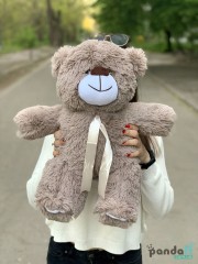 Ведмедик 50 см попелястий