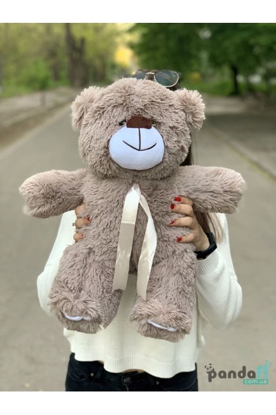 Ведмедик 50 см попелястий