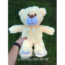 Ведмедик 50 см персиковий