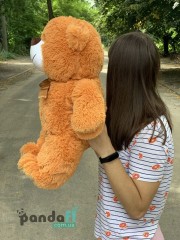 Ведмедик 60 см карамельний