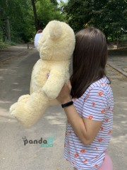 Ведмедик 60 см персиковий