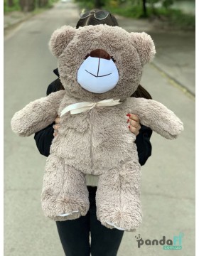 Мишка 70 см пепельный
