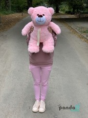 Ведмедик 70 см рожевий