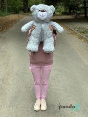 Ведмедик 70 см сірий
