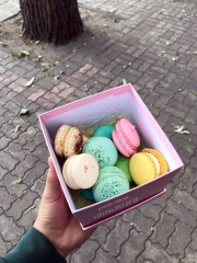 10 макарун квадратный
